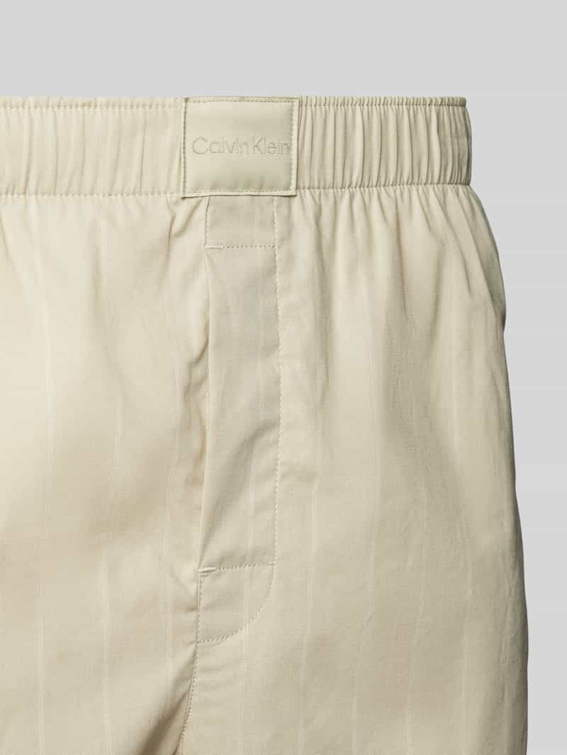 Calvin Klein Underwear Loose fit korte pyjamabroek met krijtstreep