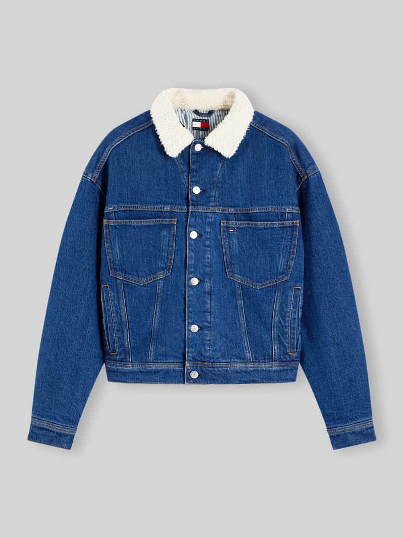 Tommy Jeans Regular fit jeansjack van katoenmix