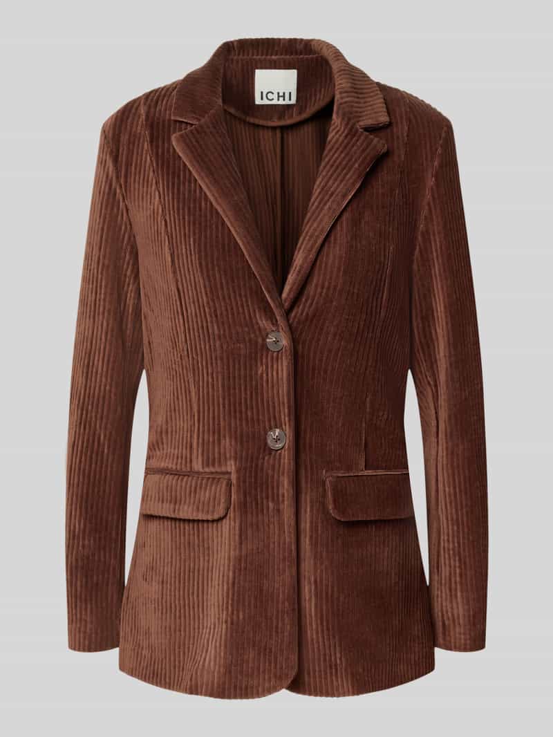 Ichi Slim Fit blazer van corduroy model 'TAMARY'