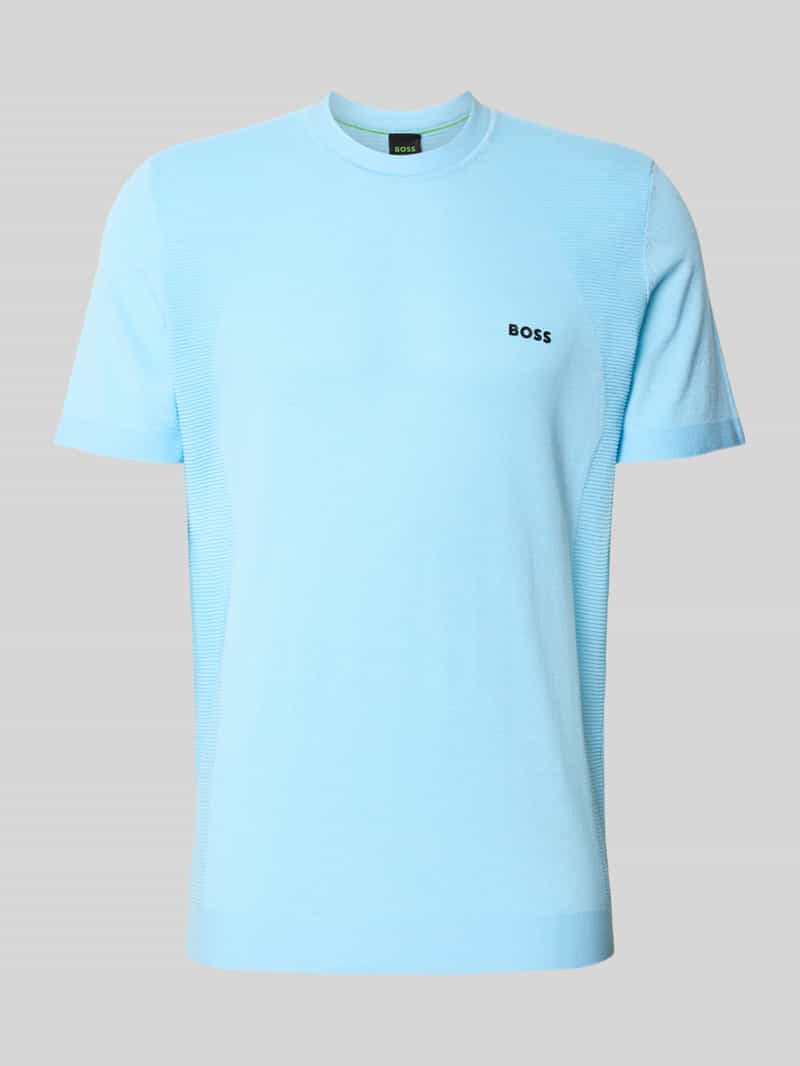 BOSS Green Regular fit T-shirt van katoenmix model 'MOMENTUM'