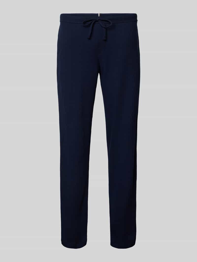 Christian Berg Men Loose fit sweatpants met steekzakken opzij