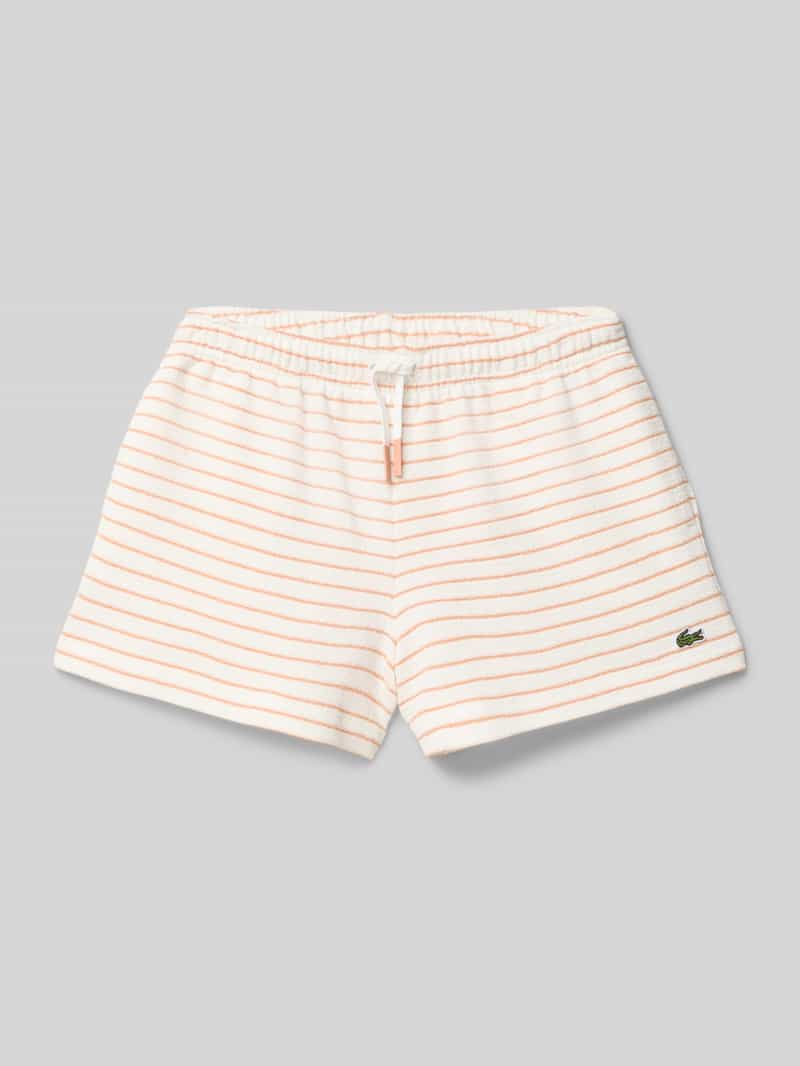 Lacoste Bermuda met labeldetails