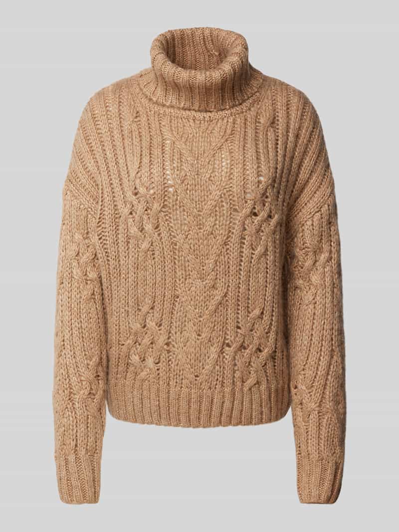 Christian Berg Woman Gebreide pullover met kabelpatroon