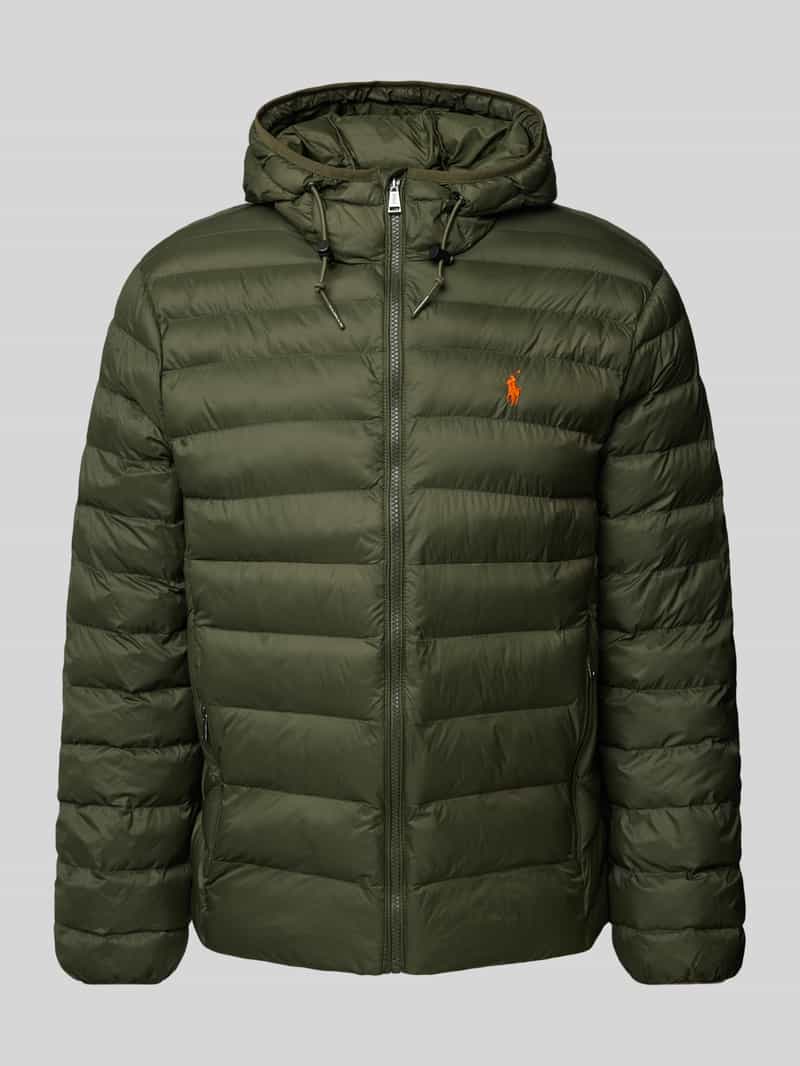 Polo Ralph Lauren Gewatteerd jack met logostitching model 'TERRA'