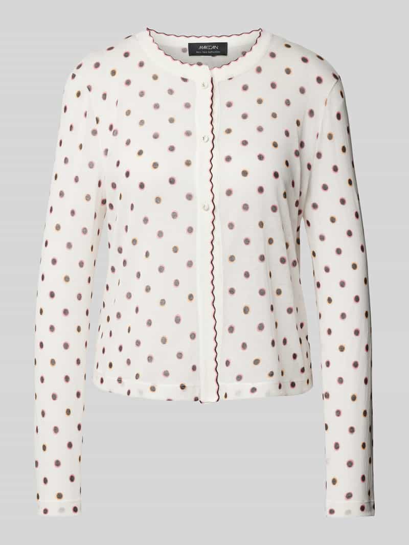 Marc Cain Gebreide pullover met knoopsluiting