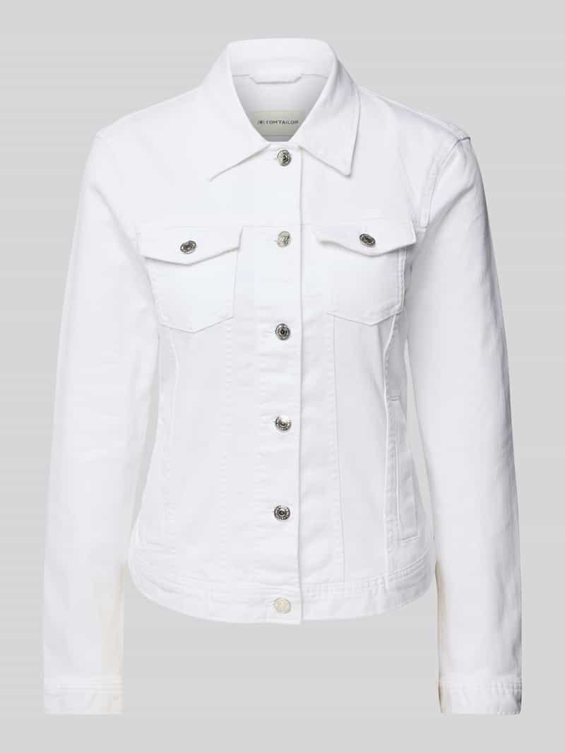 Tom Tailor Regular fit jeansjack van katoenmix