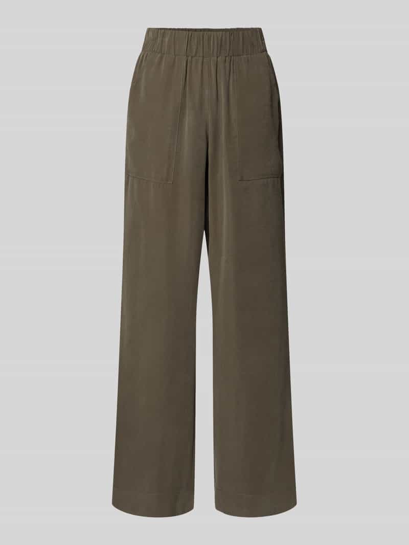 Opus Wide fit stoffen broek van modalmix model 'Marou'