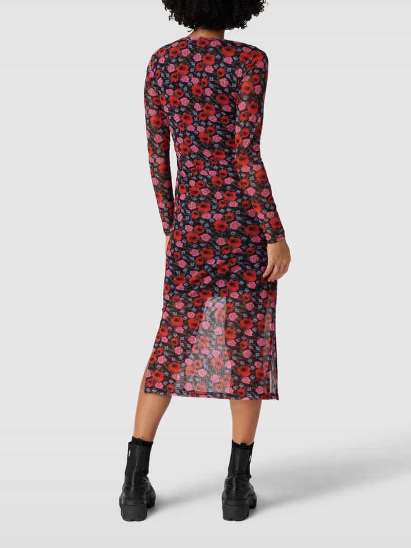 Jurk met all-over motief, model 'Binna' Modström