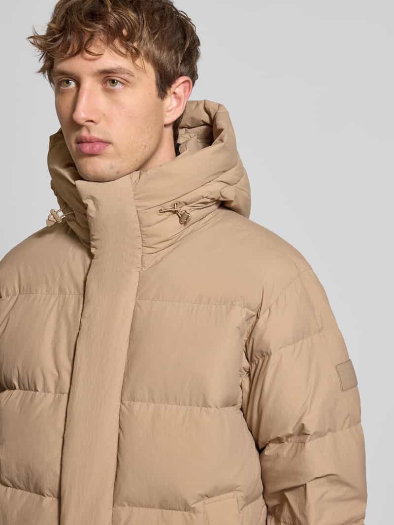 Tommy Jeans Gewatteerd regular fit jack met capuchon