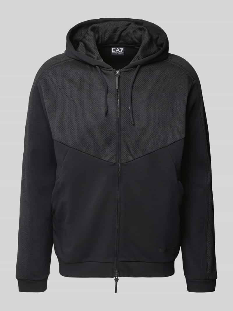 EA7 Emporio Armani Sweatjack met capuchon