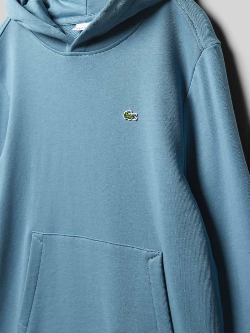 Lacoste Hoodie met labelpatch