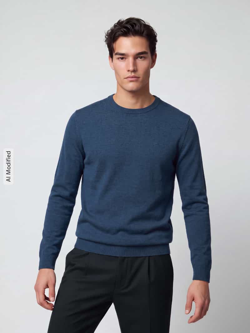 Tom Tailor Regular fit pullover van puur katoen