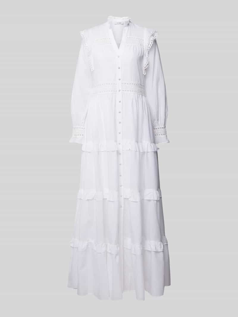 Ivy Oak Maxi-jurk met knoopsluiting model 'DENISA'