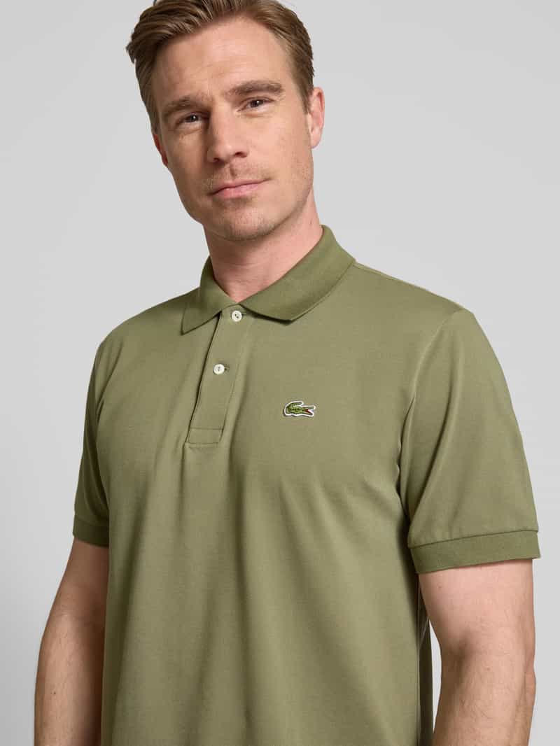 Lacoste Classic fit poloshirt met labelbadge
