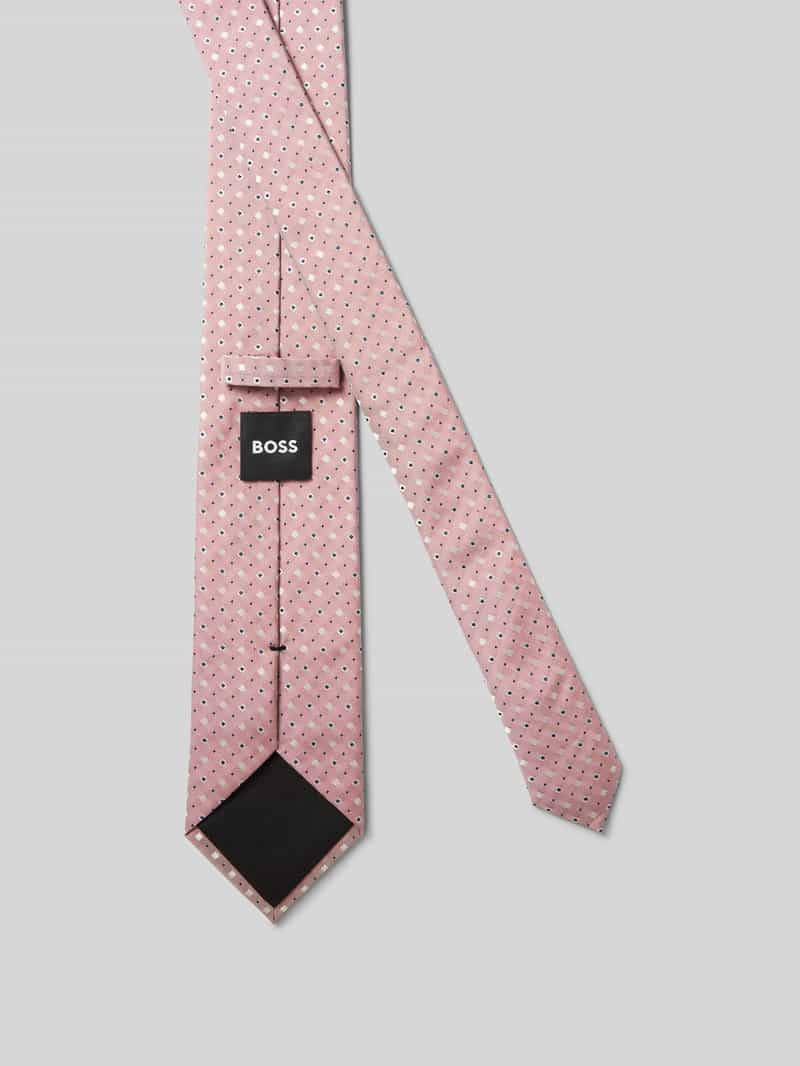 Boss Stropdas van zijdemix (7 5 cm)