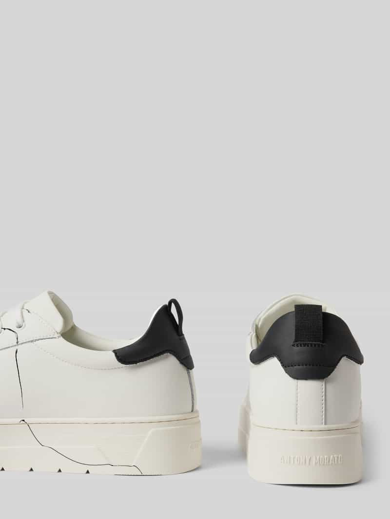 Antony Morato Sneakers van leer met labeldetail model 'KLINE'