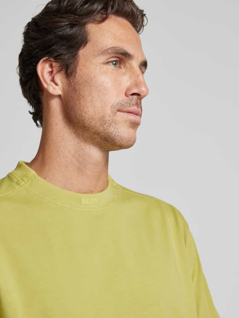 Boss Orange Oversized T-shirt met labelstitching