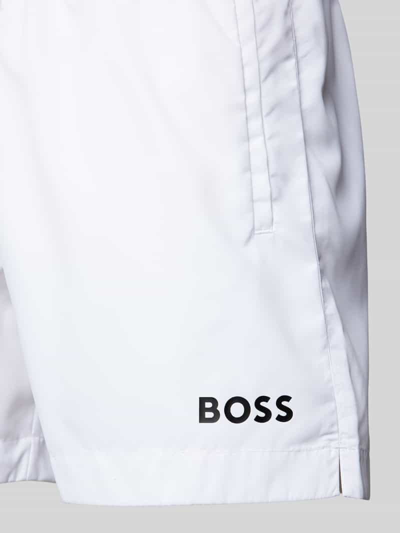 Boss Zwembroek met elastische band met logo model 'AMUR'
