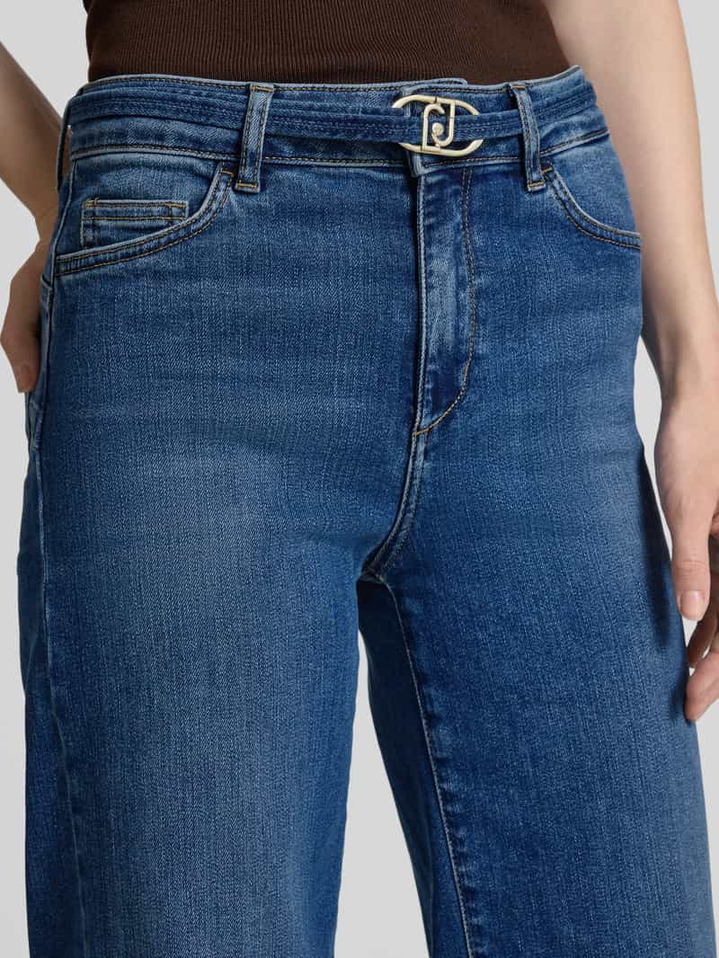 Liu Jo White Flared jeans in 5-pocketmodel