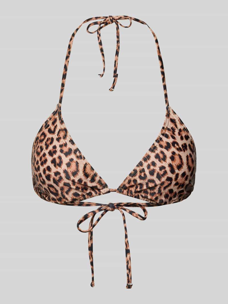 Pieces Regular fit bikinitop met all-over motief model 'BAOMI'