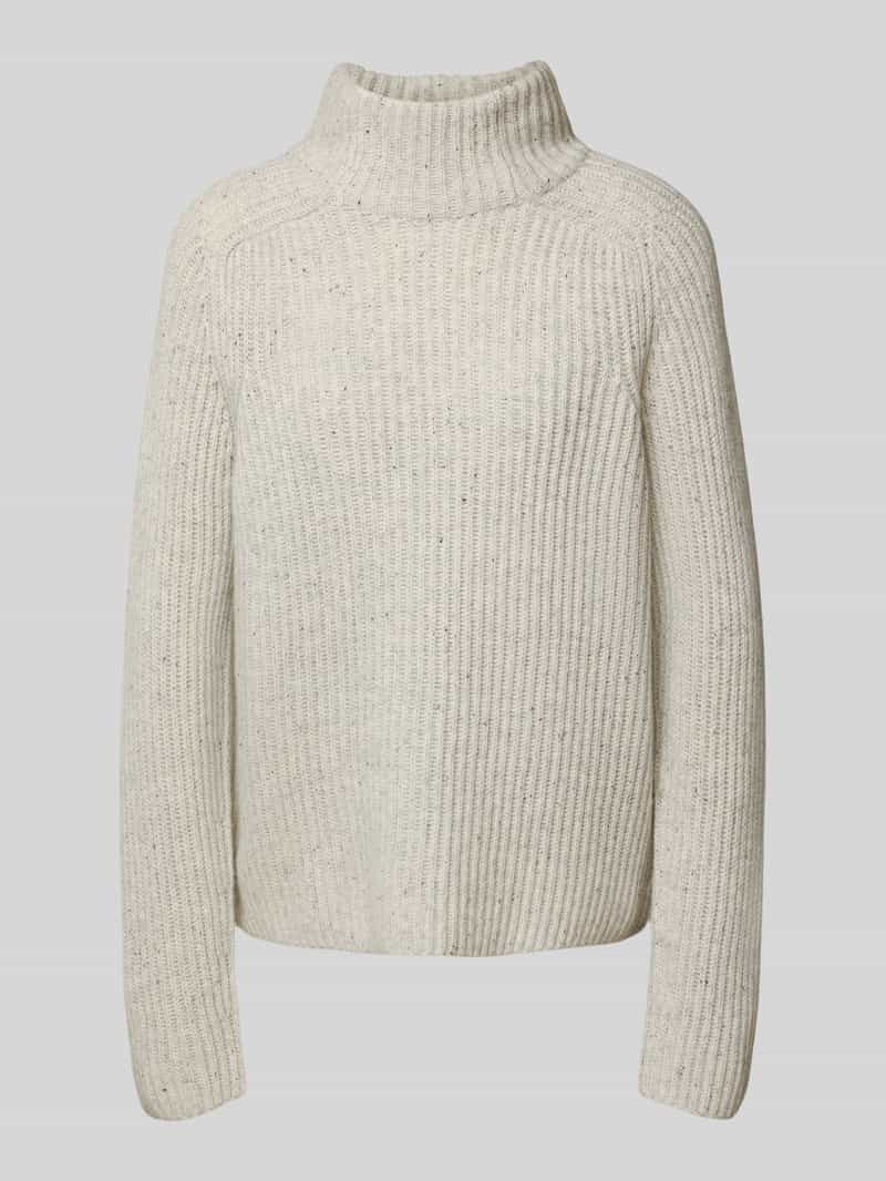 MOS MOSH Wollen pullover met opstaande kraag model 'Thyra'