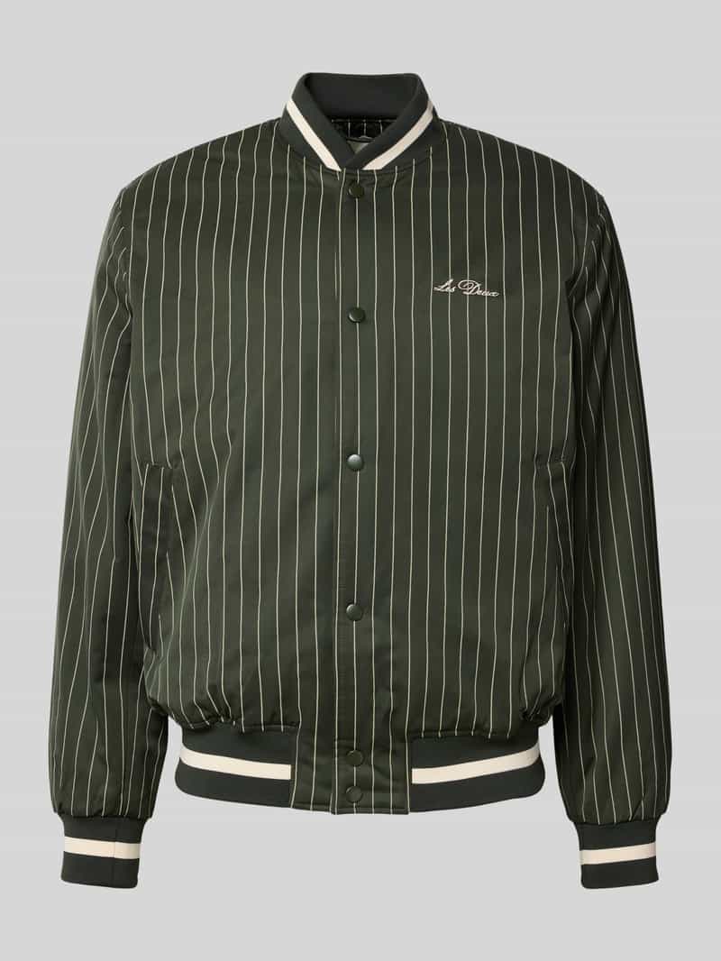 Les Deux Bomberjack met labelstitching model 'Varsity Tech'