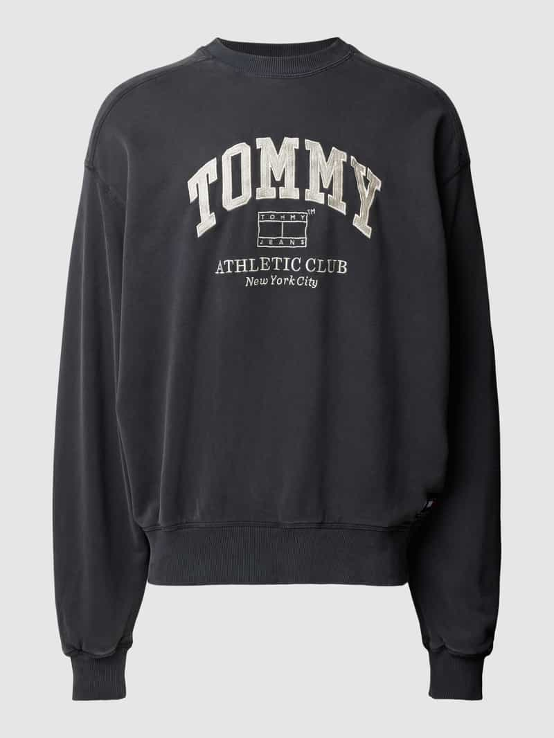 Tommy Jeans Sweatshirt met labelstitching