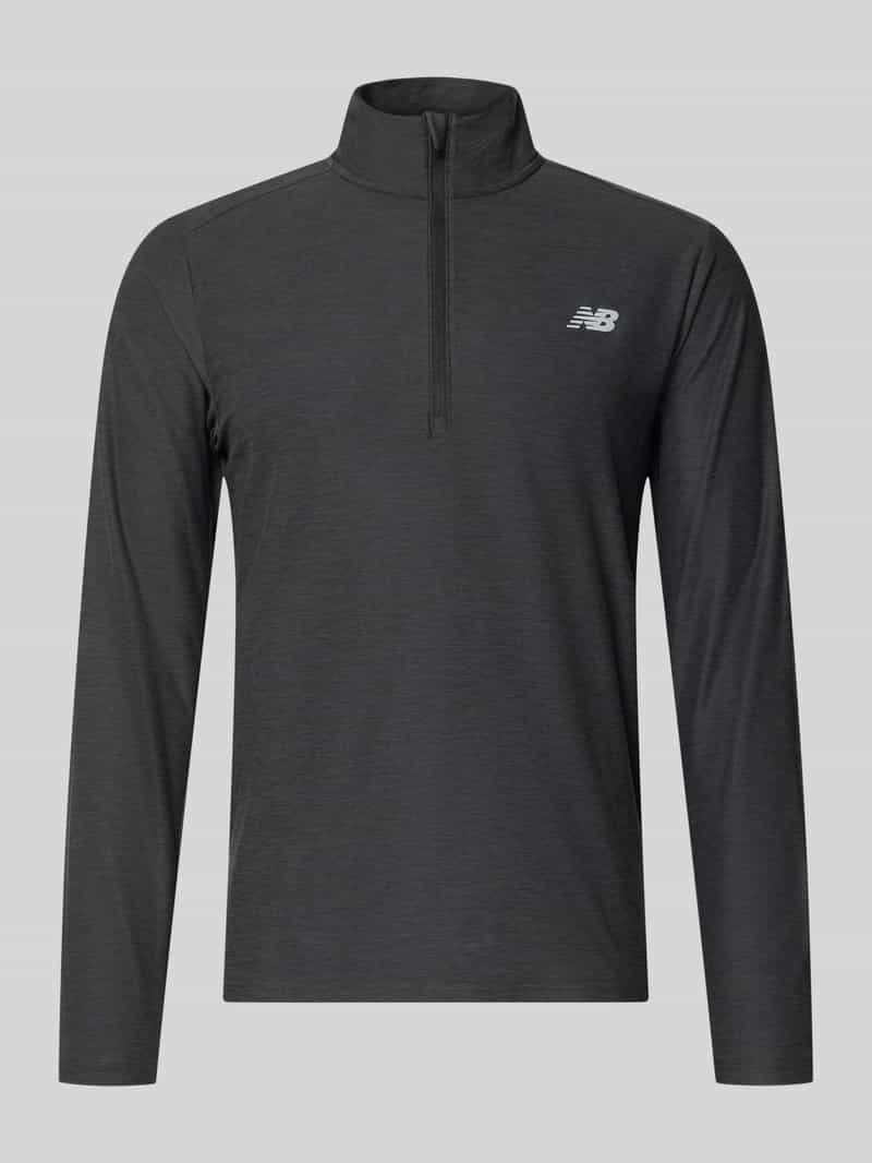 regular fit sweatshirt met schipperskraag