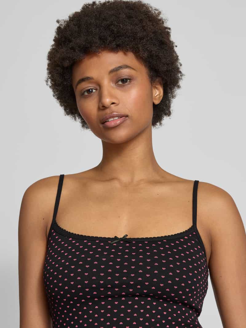 Review Top met bandjes en strikdetail