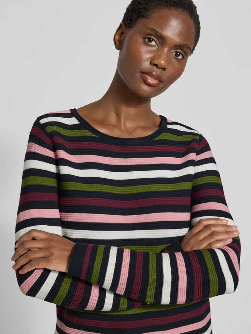 Tom Tailor Regular fit pullover van puur katoen