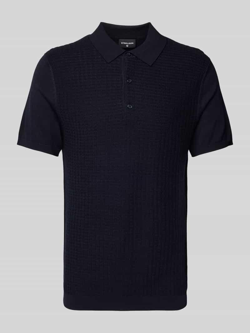 Strellson Poloshirt met korte knoopsluiting model 'Adrian'