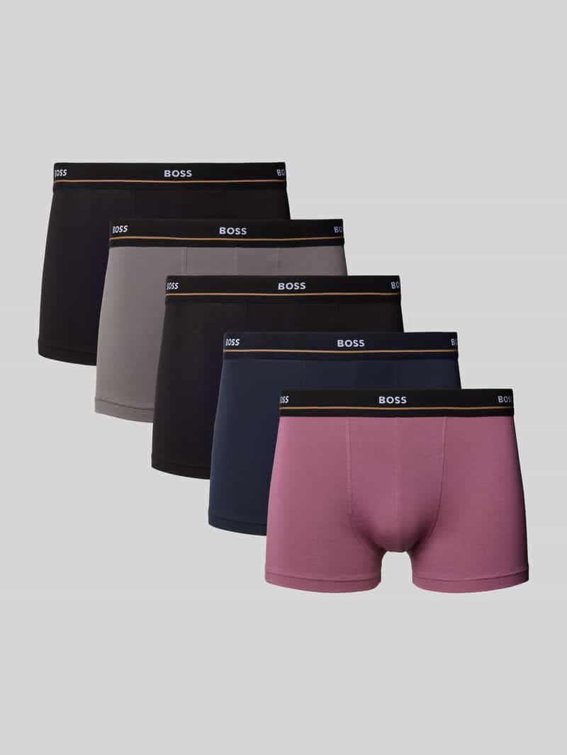Boss Boxershort met elastische band met logo in een set van 3 stuks