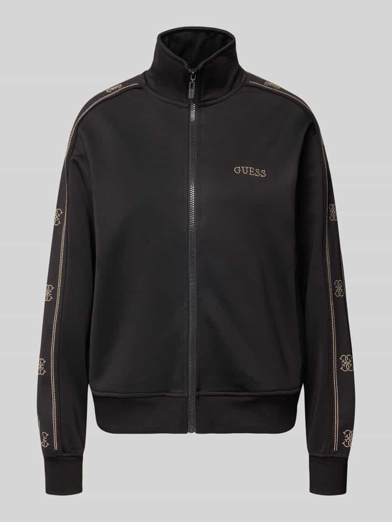 Guess Activewear Sweatjack met opstaande kraag model 'OCTAVIA'
