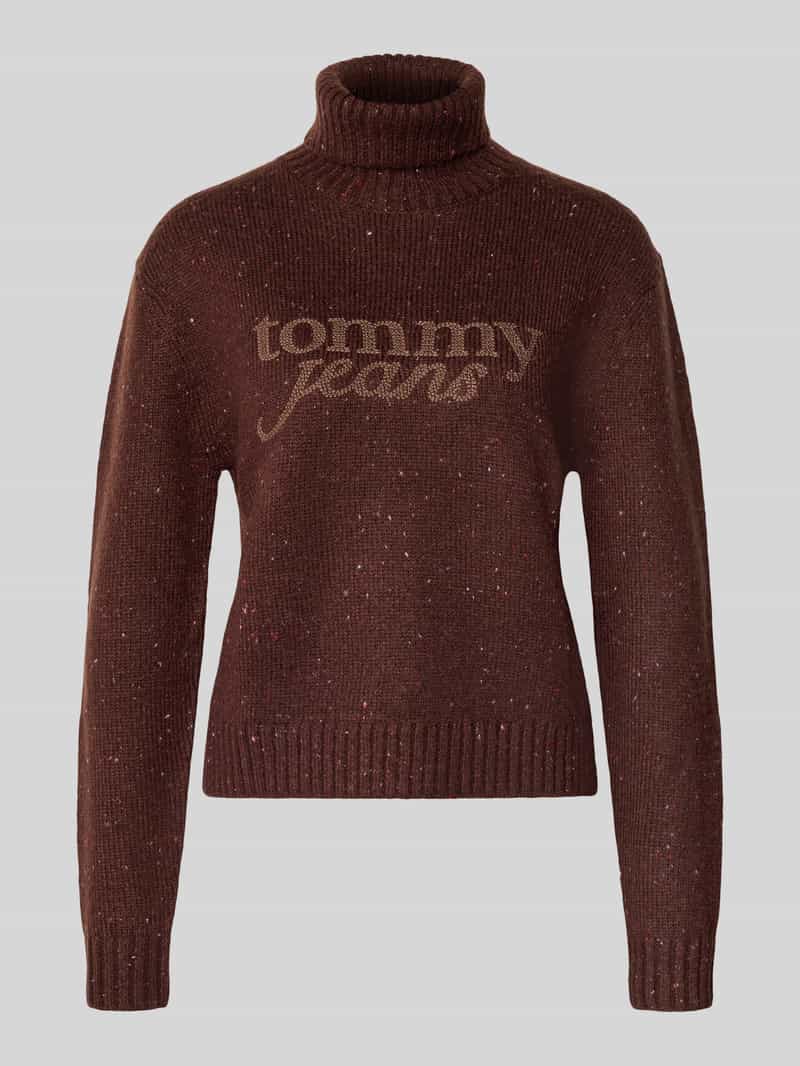 Tommy Jeans Regular fit coltrui met wol model 'NEP'