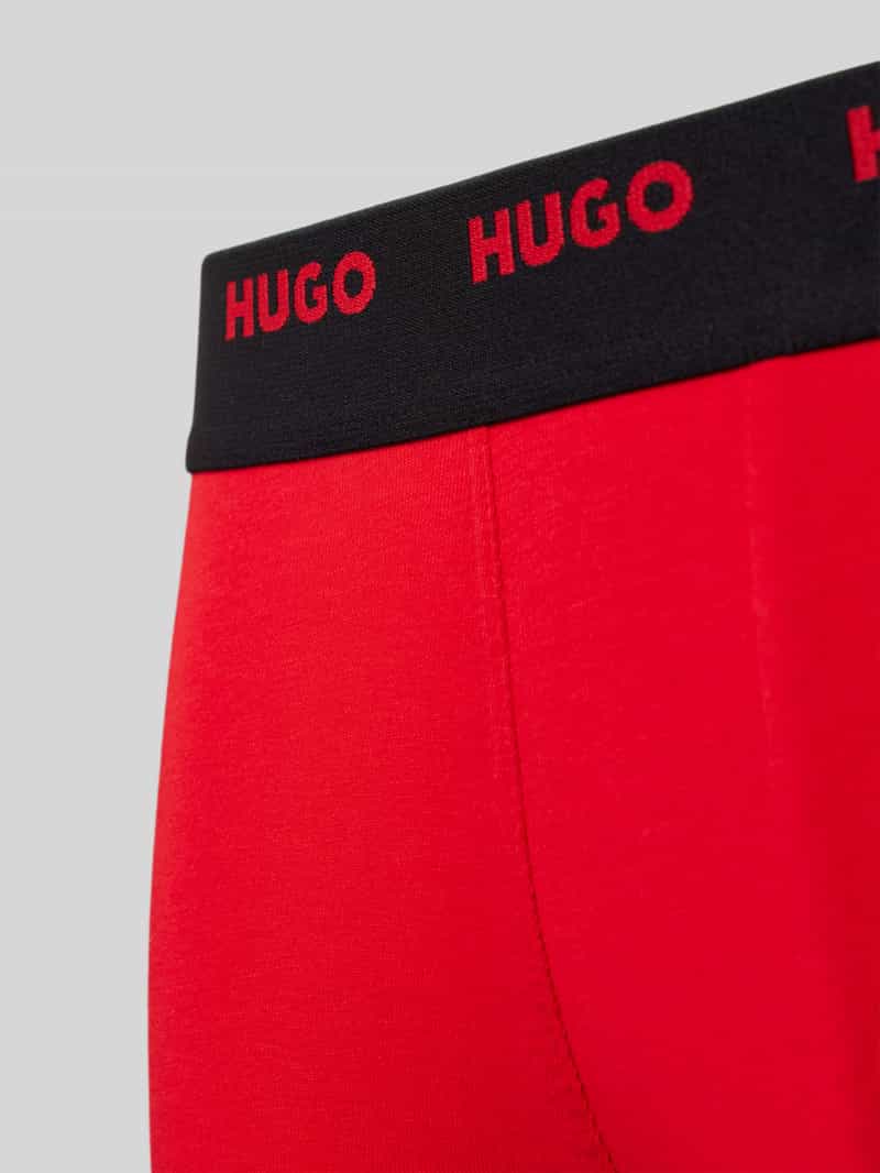 HUGO Boxershort met elastische band met label in een set van 5 stuks