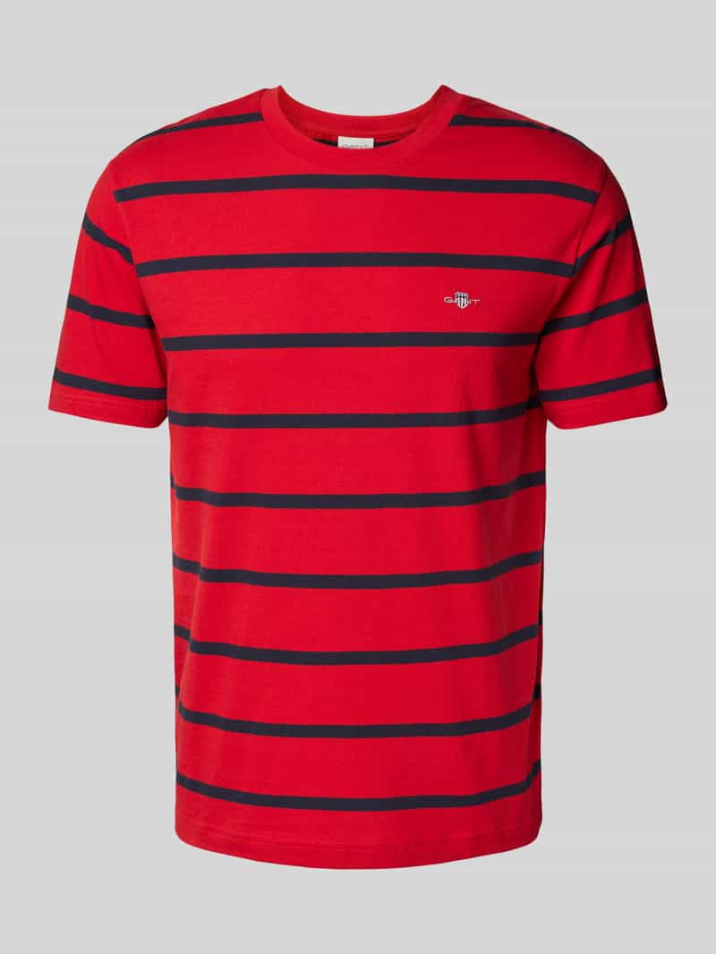 Gant T-shirt met labelstitching