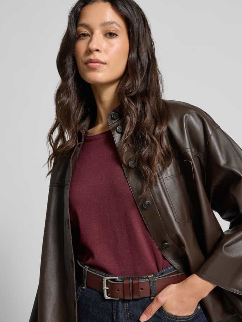 FREE QUENT Gebreide pullover van viscosemix met 3 4-mouwen model 'JONE'