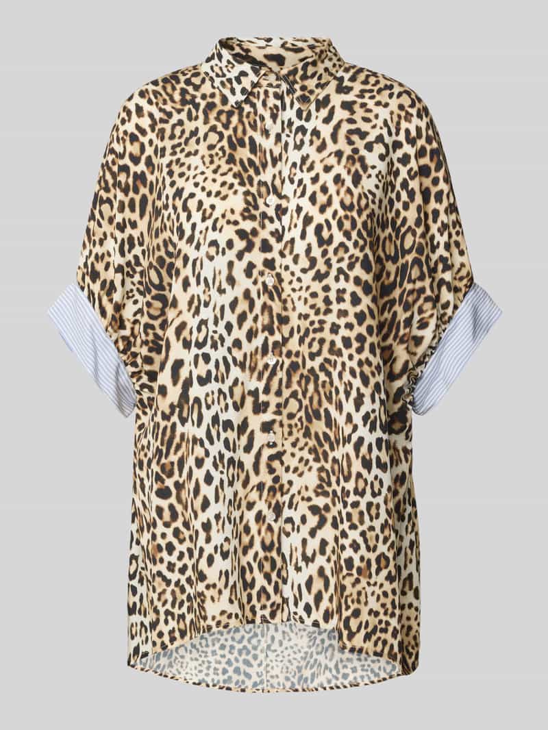 Emily Van den Bergh Extra lange overhemdblouse