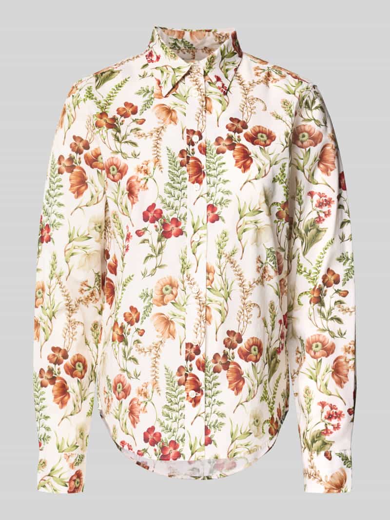 Gant Regular fit overhemdblouse met all-over bloemenprint model 'Floral'