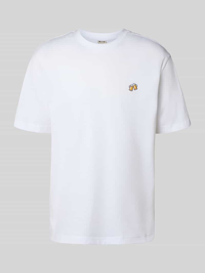 Only & Sons Regular fit T-shirt van puur katoen