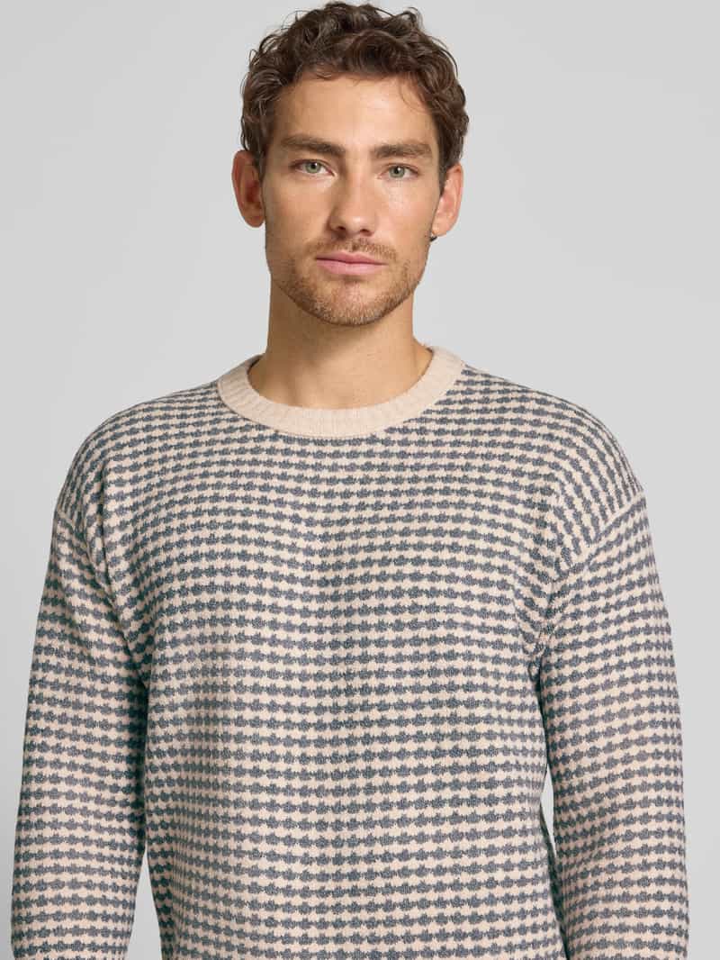 Scotch & Soda Gebreide pullover met ronde hals