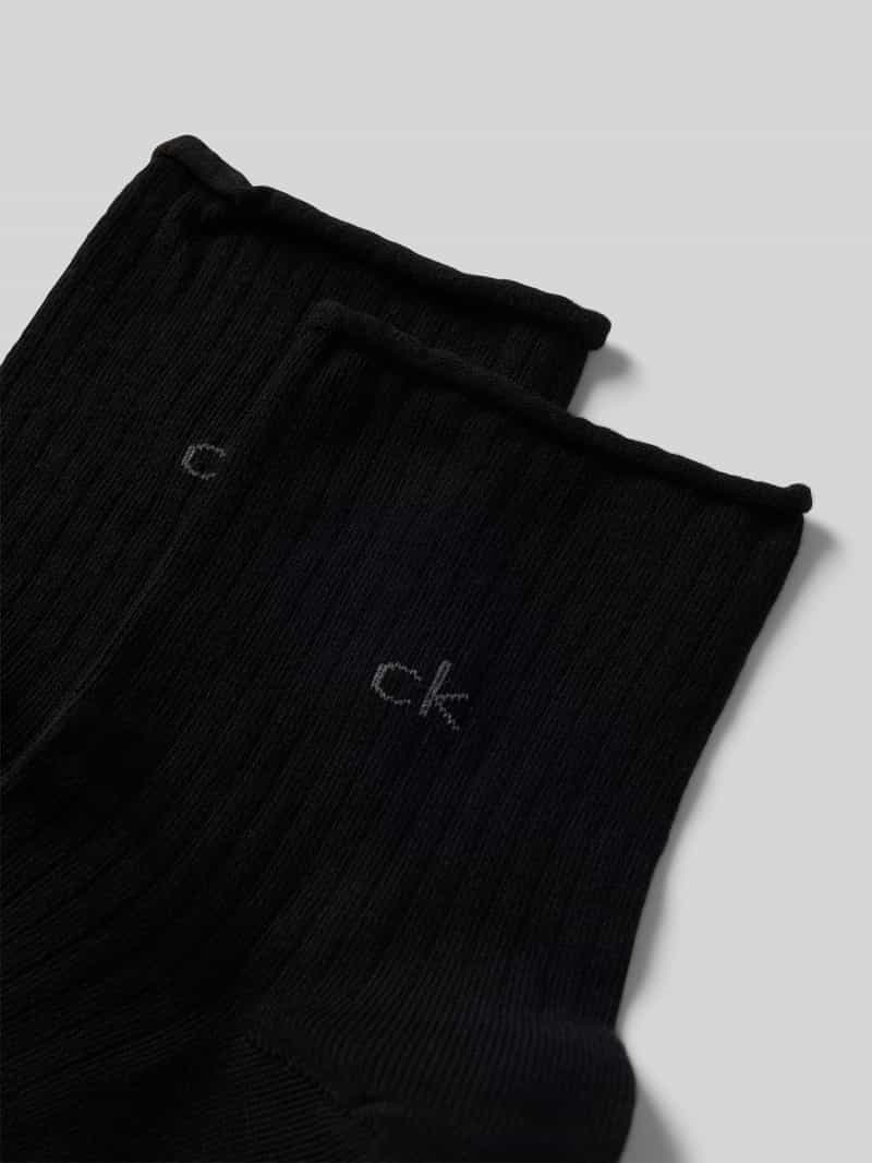 CK Calvin Klein Sokken met labeldetail in een set van 2 paar