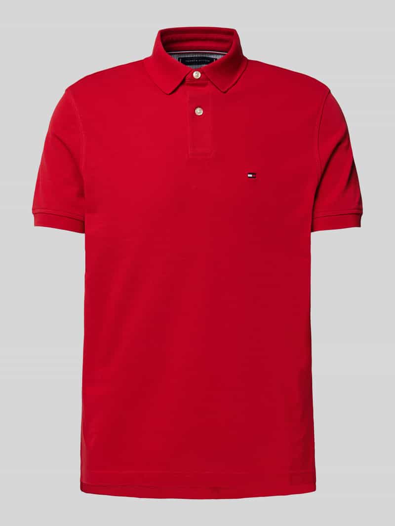 Tommy Hilfiger Regular fit poloshirt van katoenmix
