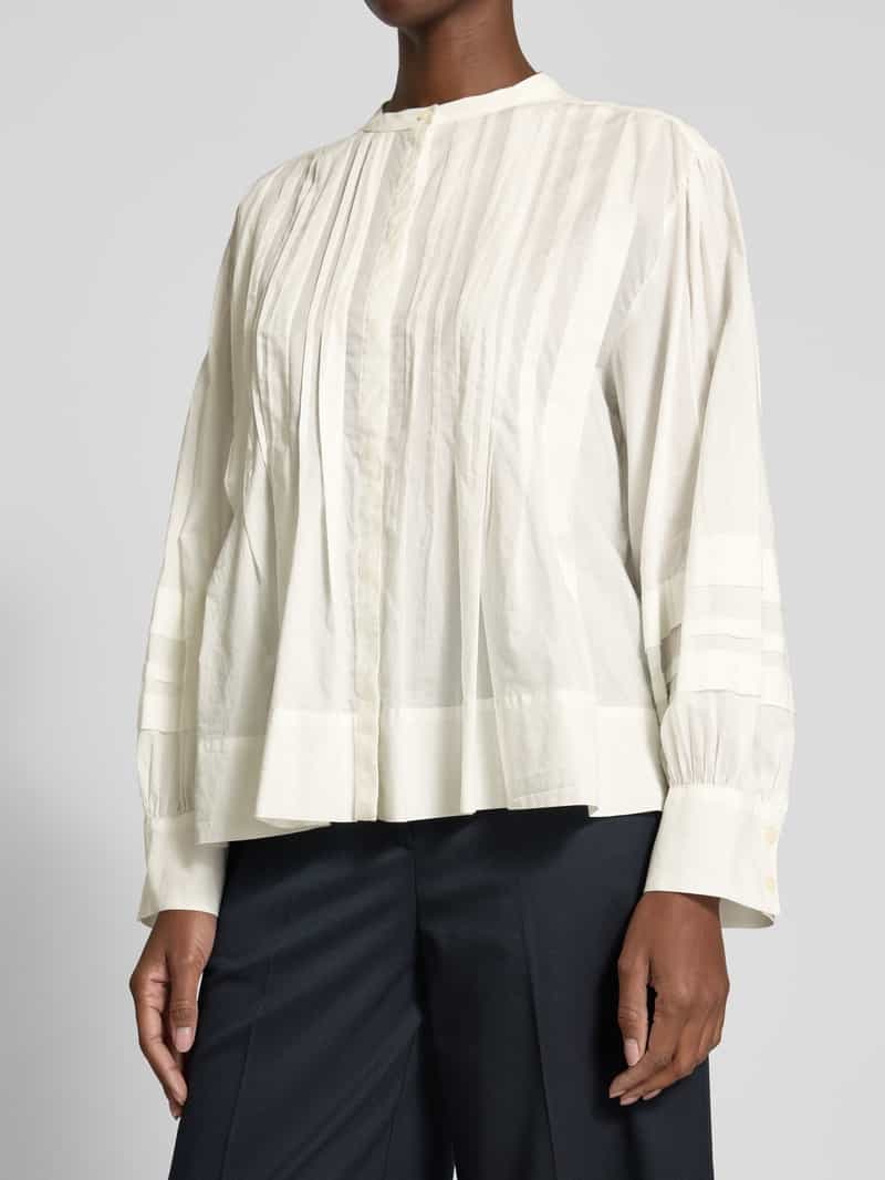 Marc O'Polo Relaxed fit blouse met lange mouwen van puur katoen