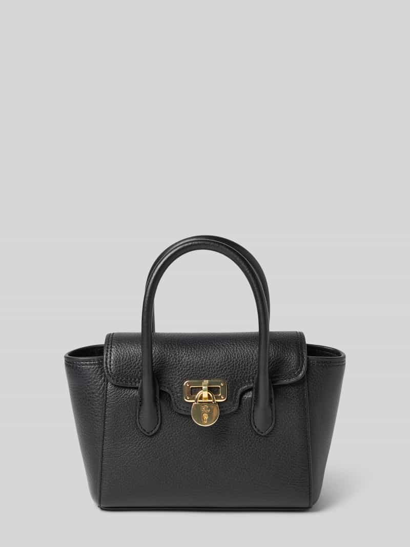 Lauren Ralph Lauren Handtas van rundleer met draagbanden