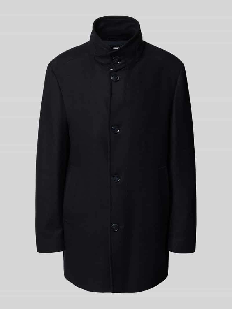 Strellson Regular fit lange jas met opstaande kraag model 'Finchley'