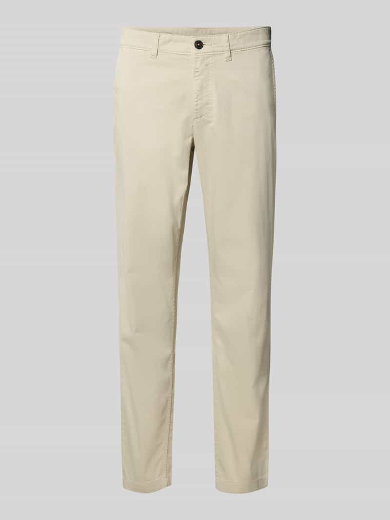 Boss Orange Regular fit chino van mix van katoen en elastaan