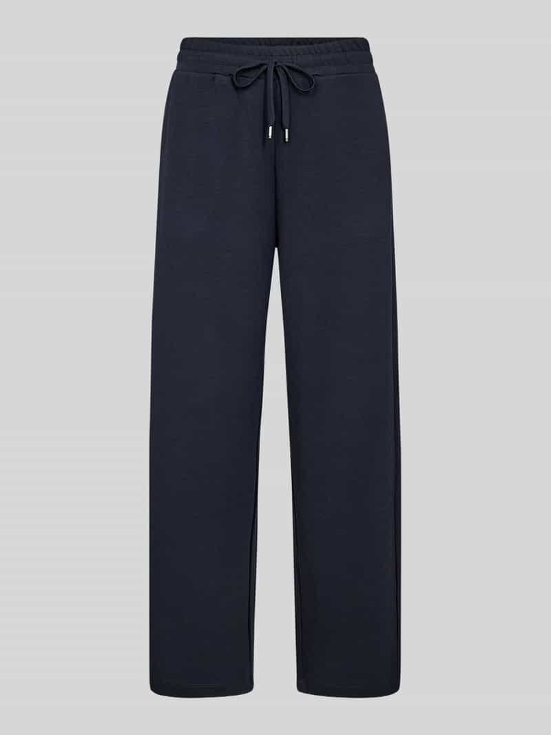 Wide leg sweatbroek van modalmix 'Banu'