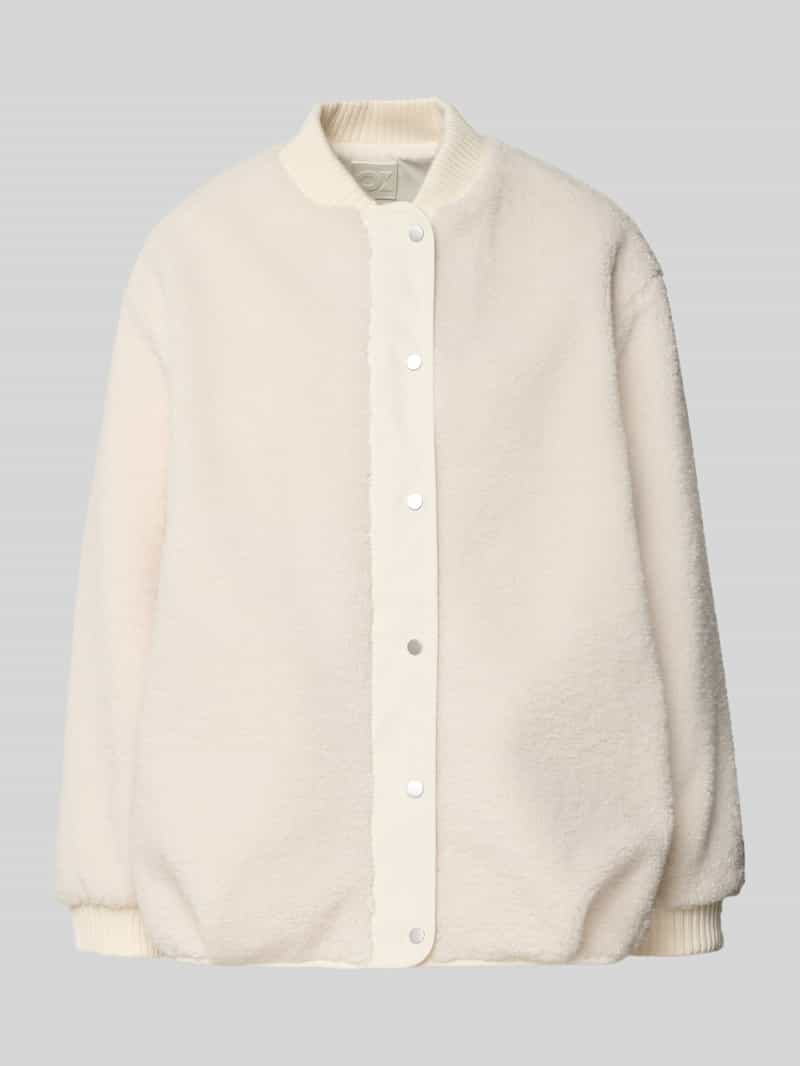 Opus Fleecejack met knoopsluiting model 'Hulda'