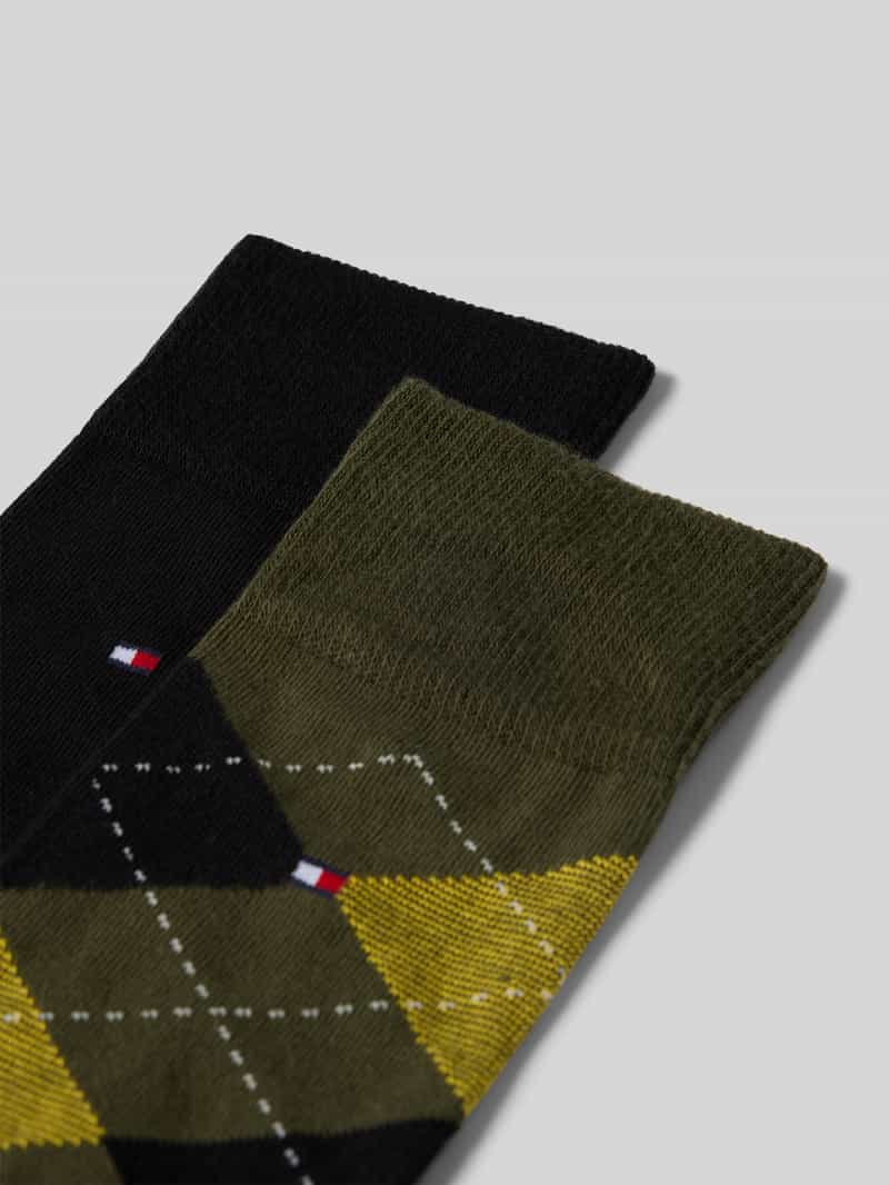 Tommy Hilfiger Kousen van katoenmix per 2 paar